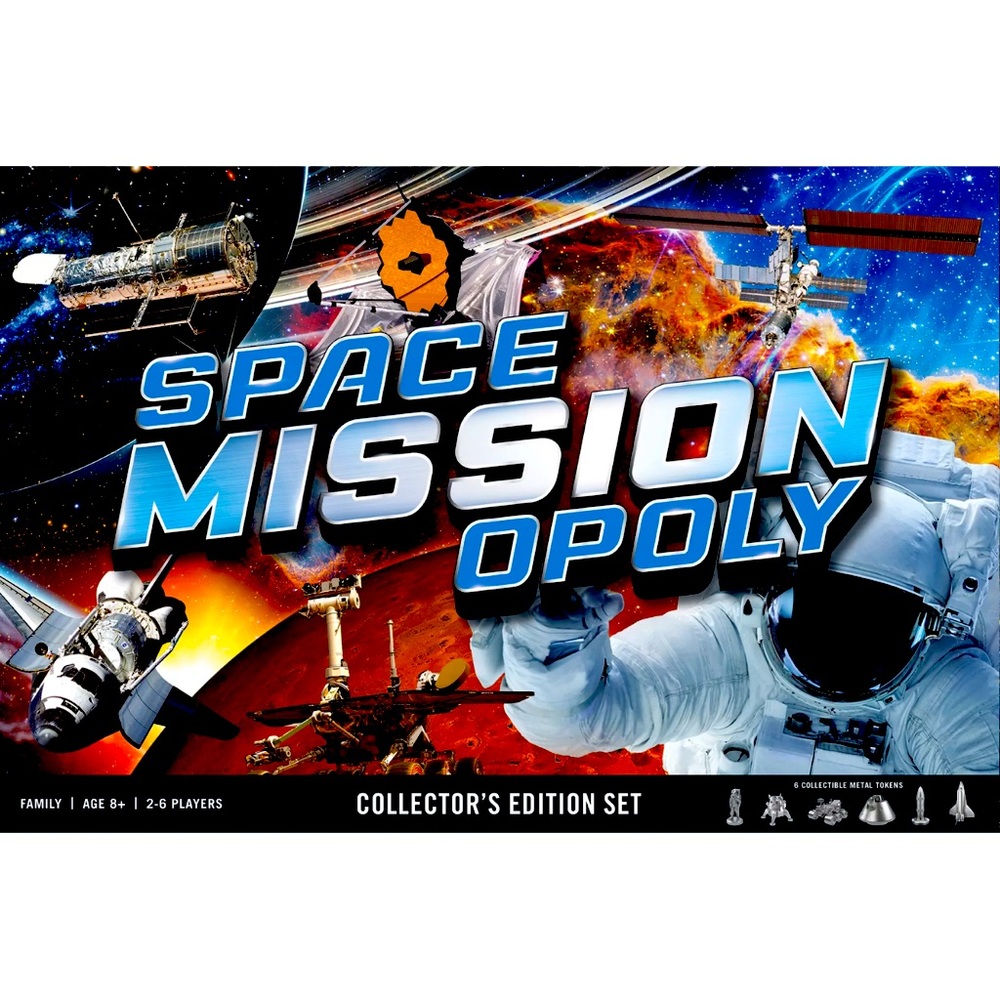 🛸🎲🚀 LET’S PLAY❗️”SPACE MISSION OPOLY” BOARD GAME❗️ COLLECTORS EDITION❗️🚀🎲🛸
